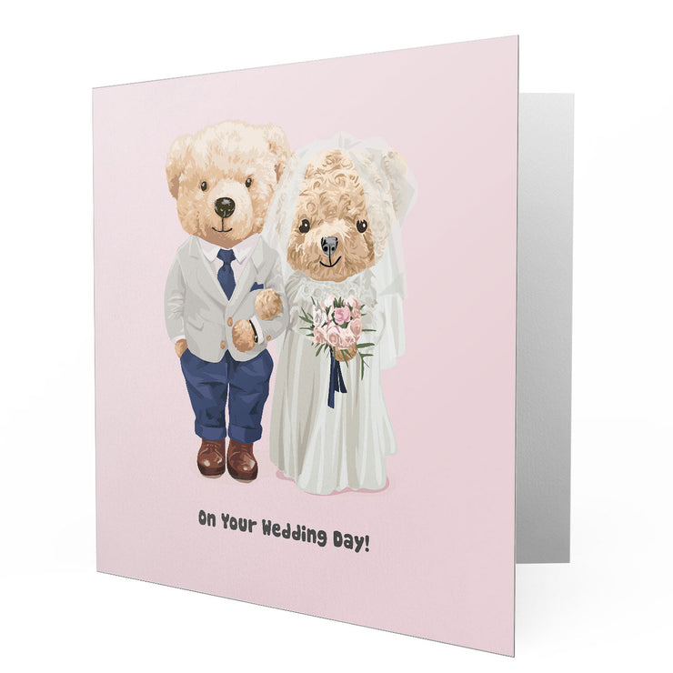 On Your Wedding Day - Bear Greetings Cards