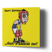 Happy Birthday Boxing Boy - Banging day Greetings Cards