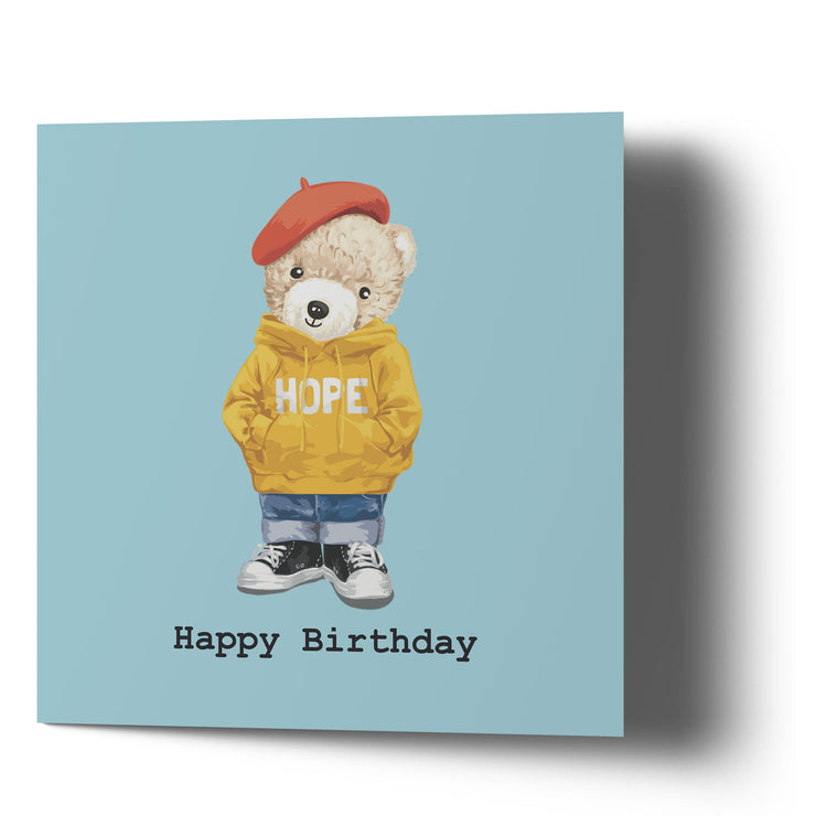 Happy Birthday Hope - Bear Greetings Cards