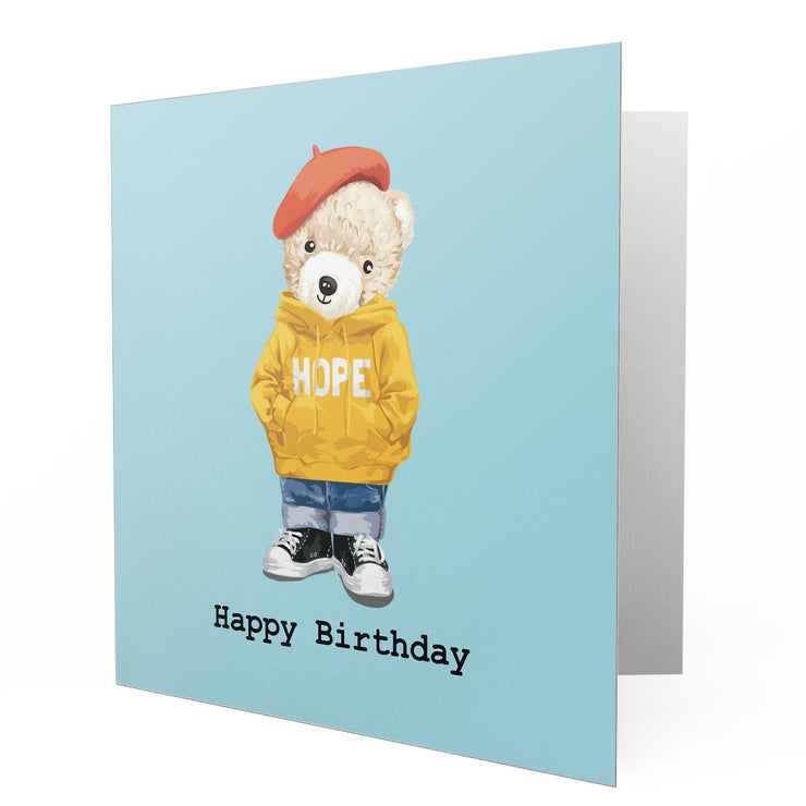 Happy Birthday Hope - Bear Greetings Cards