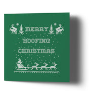 Merry Hoofing Christmas - Green Greetings Cards