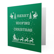 Merry Hoofing Christmas - Green Greetings Cards