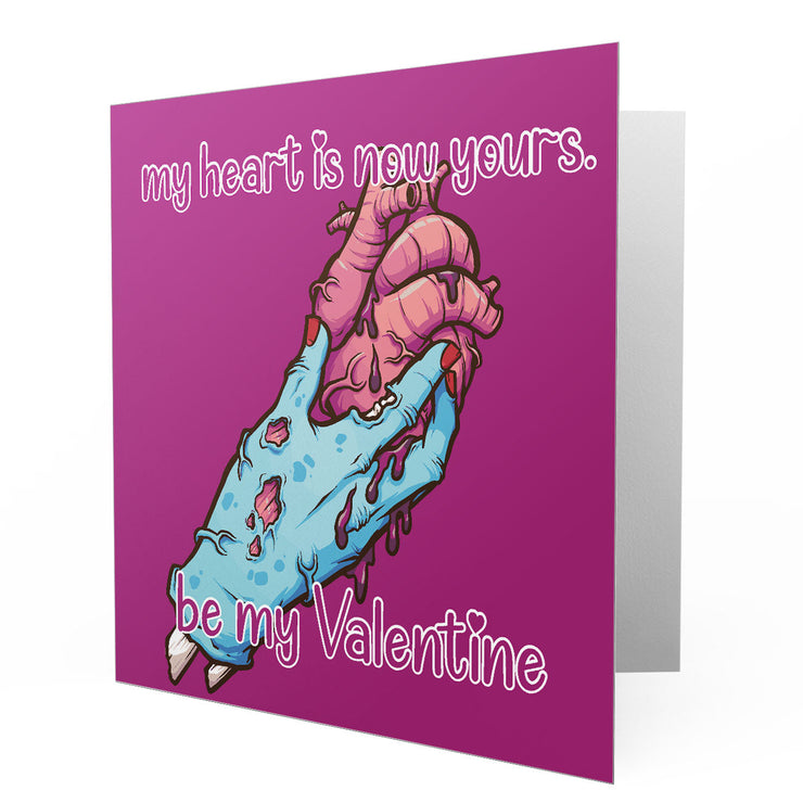 Valentine - My Heart is Now Yours - Greeting Card