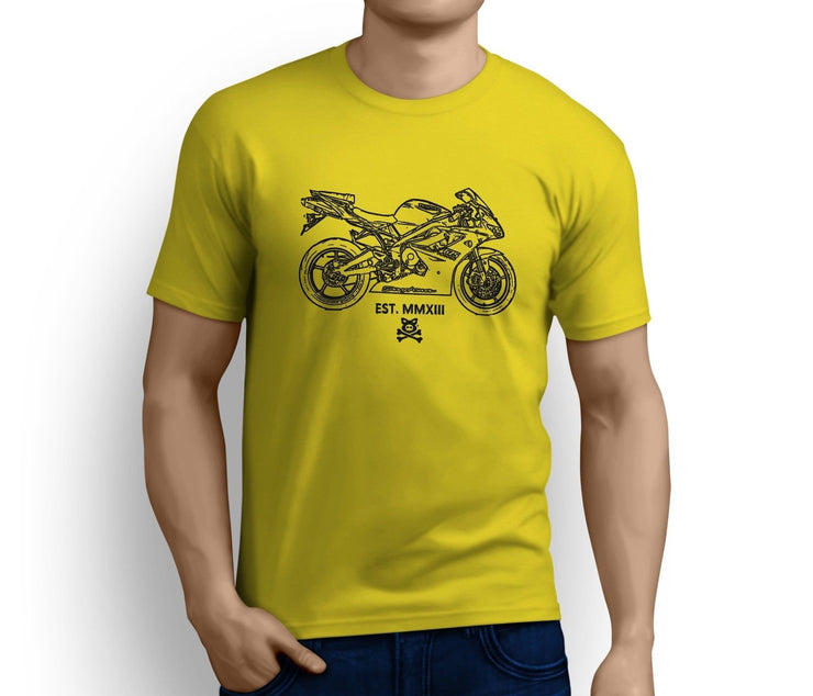 Road Hogs Art Tee aimed at fans of Triumph Daytona 675 2009 Motorbike