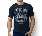 RH Ultimate Illustration For A BMW RNineT Scrambler Motorbike Fan T-shirt