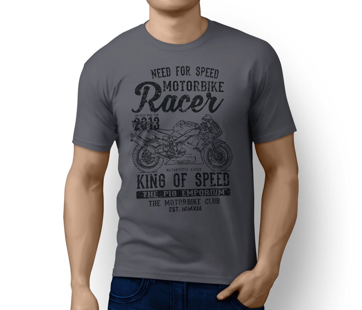 RH King Illustration For A Yamaha YZF-R125 2016 Motorbike Fan T-shirt