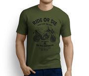 RH Ride Illustration For A Triumph Tiger Motorbike Fan T-shirt