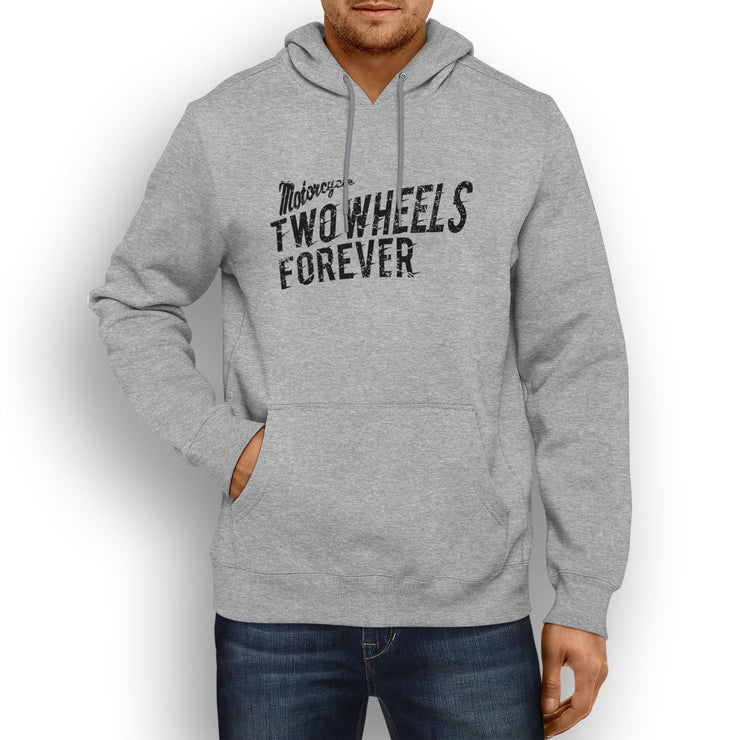 RH Illustration For A Harley Davidson Fat Boy Motorbike Fan Hoodie