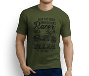 RH King Art Tee aimed at fans of Triumph Rocket III Roadster Motorbike