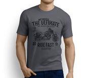 RH Ultimate Art Tee aimed at fans of Harley Davidson 1200 Custom Motorbike