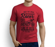 RH King Art Tee aimed at fans of Triumph Street Cup Motorbike