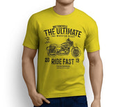 RH Ultimate Art Tee aimed at fans of Harley Davidson 1200 Custom Motorbike