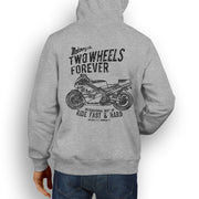 RH Illustration For A Suzuki RGV 250 Motorbike Fan Hoodie