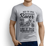 RH King Illustration For A Harley Davidson 1200 Custom Motorbike Fan T-shirt