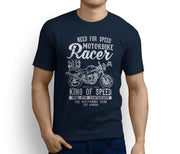 RH King Illustration For A Triumph Speed Four Motorbike Fan T-Shirt