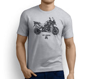 Road Hog Art Tee aimed at fans of Triumph Tiger Explorer Spoked Wheels Motorbike