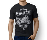 RH* Art Tee aimed at fans of Triumph Tiger Explorer Spoked Wheels Motorbike