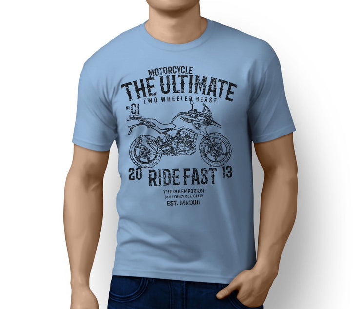 RH Ultimate Illustration For A BMW G310 GS Motorbike Fan T-shirt