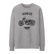 JL Basic Illustration for a BSA Golden Flash Motorbike fan Jumper