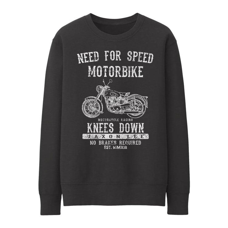 JL Speed Illustration for a BSA Golden Flash Motorbike fan Jumper