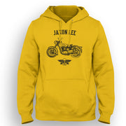 Jaxon Lee Art Hood aimed at fans of BSA Golden Flash Motorbike