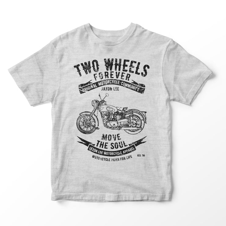 JL Soul Illustration for a BSA Golden Flash Motorbike fan T-shirt
