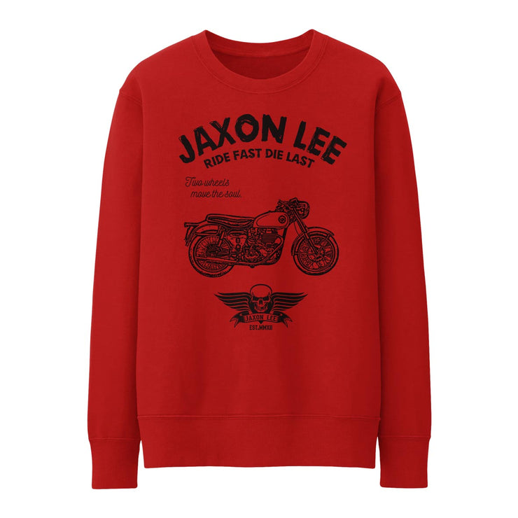 JL Ride Illustration for a BSA Goldstar Motorbike fan Jumper