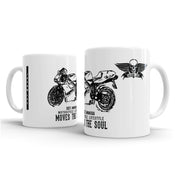 JL Illustration For A Ducati 748 Motorbike Fan – Gift Mug