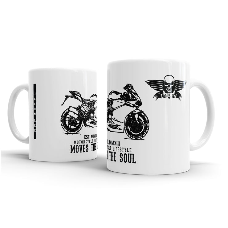 JL Illustration For A Ducati 959 Panigale Motorbike Fan – Gift Mug