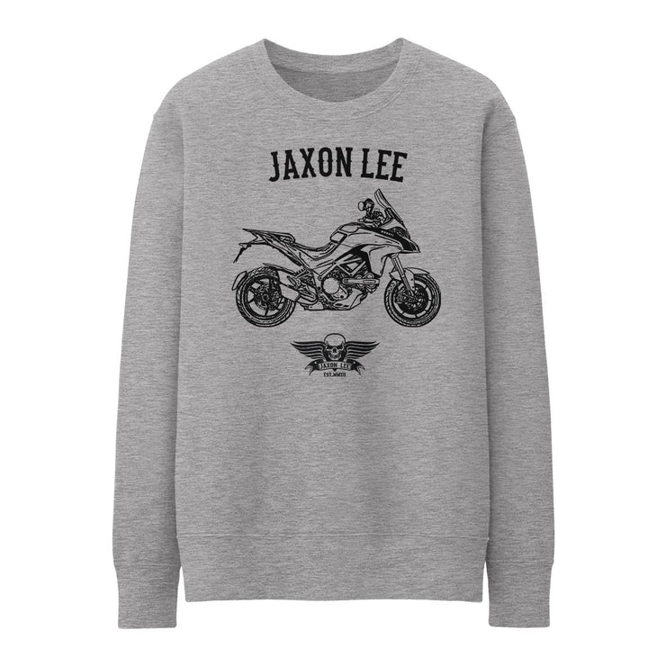 JL Basic Illustration for a Ducati Multistrada 1200s 2015 Motorbike fan Jumper