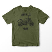 JL Basic Illustration for a Honda CB750 Hornet Motorbike fan T-shirt