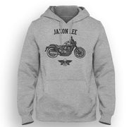Jaxon Lee Art Hood aimed at fans of Honda Rebel 1100 Motorbike