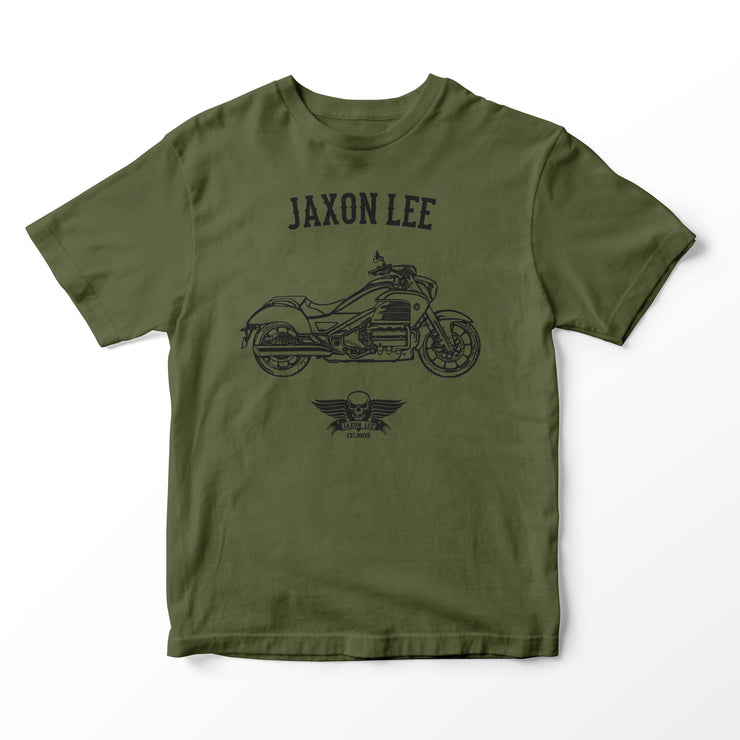 JL Basic Illustration for a Honda Valkyrie 2015 Motorbike fan T-shirt