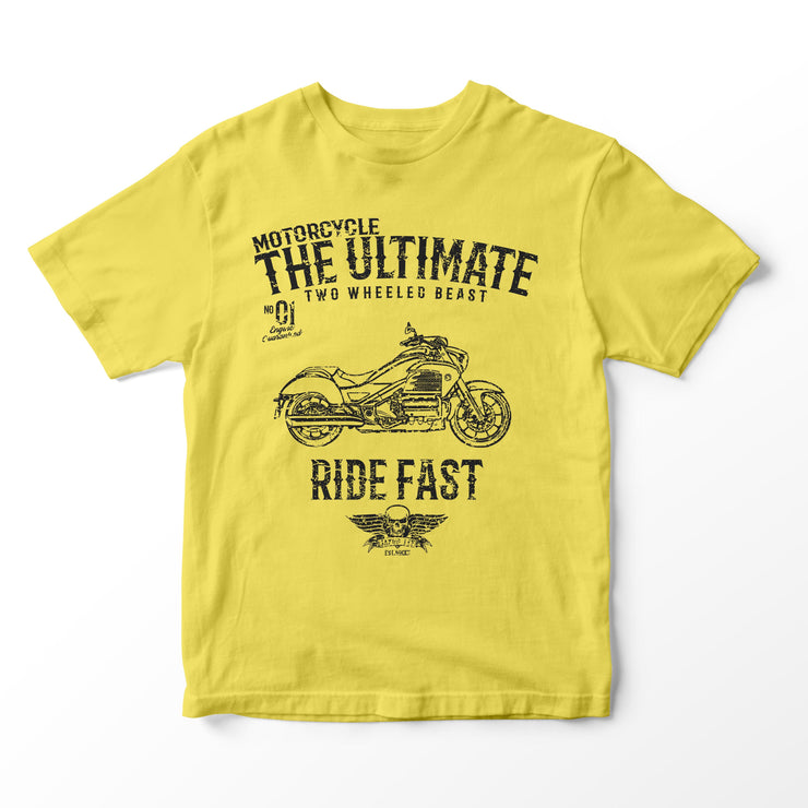 JL Ultimate Illustration for a Honda Valkyrie 2015 Motorbike fan T-shirt