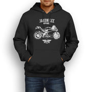 Jaxon Lee Illustration For A Ducati 1199 Panigale S Motorbike Fan Hoodie