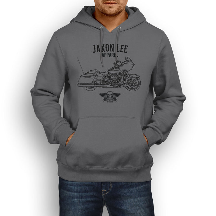 Jaxon Lee Art Hood aimed at fans of Harley Davidson Road Glide Motorbike