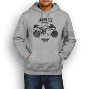 Jaxon Lee Illustration For A Ducati 1098R Motorbike Fan Hoodie
