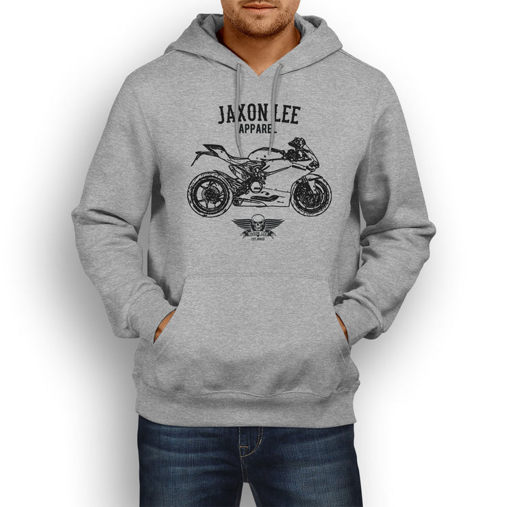 Jaxon Lee Illustration For A Ducati 1299 Panigale Motorbike Fan Hoodie