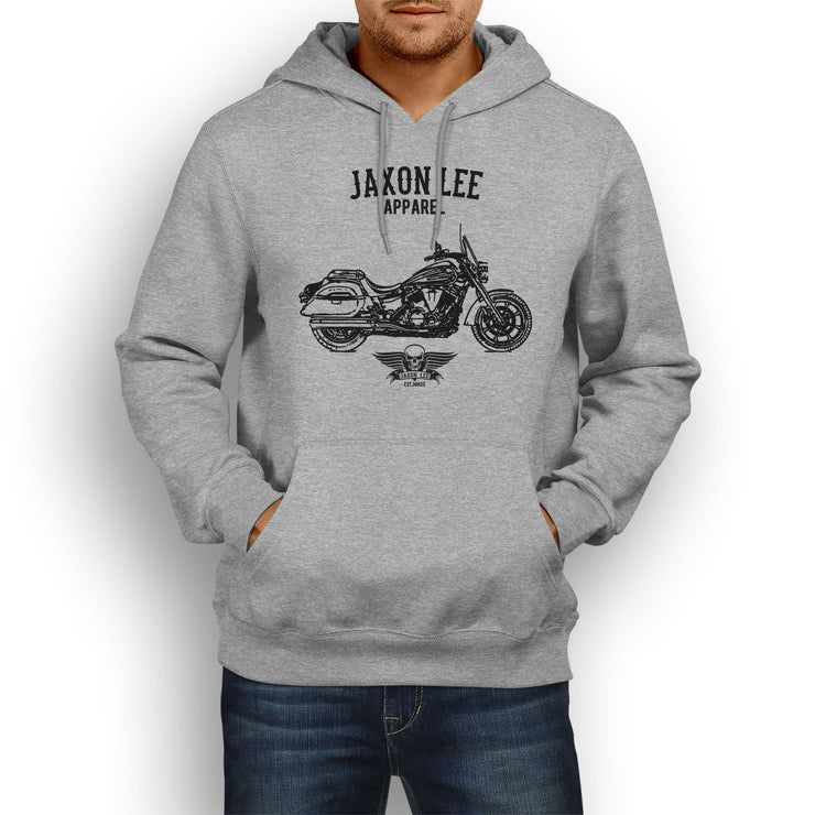 Jaxon Lee Yamaha V-Star 950 Tourer 2017 inspired Motorcycle Art Hoody - Jaxon lee