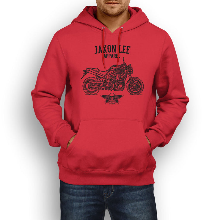Jaxon Lee Illustration For A Yamaha MT-01 Motorbike Fan Hoodie