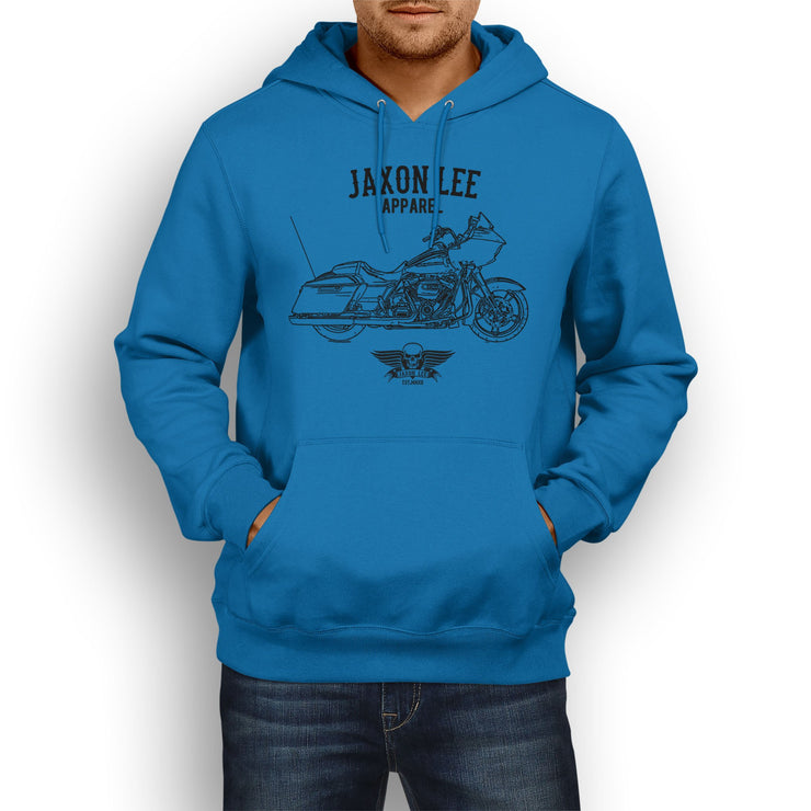 Jaxon Lee Art Hood aimed at fans of Harley Davidson Road Glide Motorbike