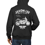 JL Ride Illustration For A Ducati Monster 1200 Motorbike Fan Hoodie