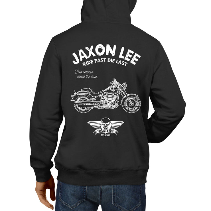 JL Ride Art Hood aimed at fans of Harley Davidson Fat Boy S Motorbike