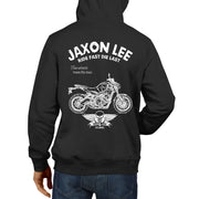 JL Ride Illustration For A Yamaha MT09 Motorbike Fan Hoodie