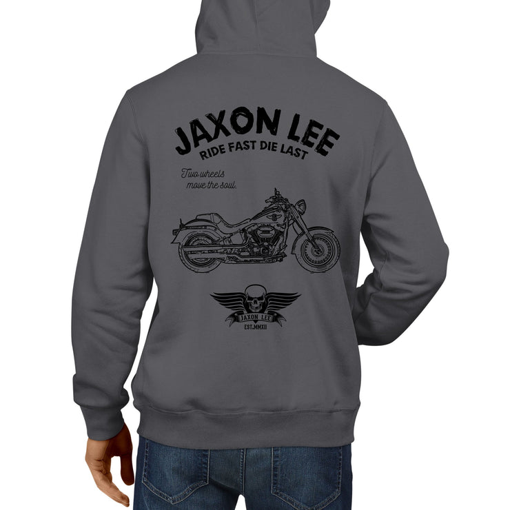 JL Ride Art Hood aimed at fans of Harley Davidson Fat Boy S Motorbike