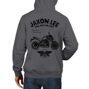 JL Ride Illustration For A Kawasaki ER6N Motorbike Fan Hoodie