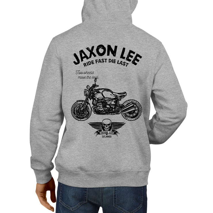 JL Ride Illustration For A BMW RNineT 2016 Motorbike Fan Hoodie