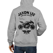 JL Ride Illustration For A Kawasaki Ninja H2R Motorbike Fan Hoodie