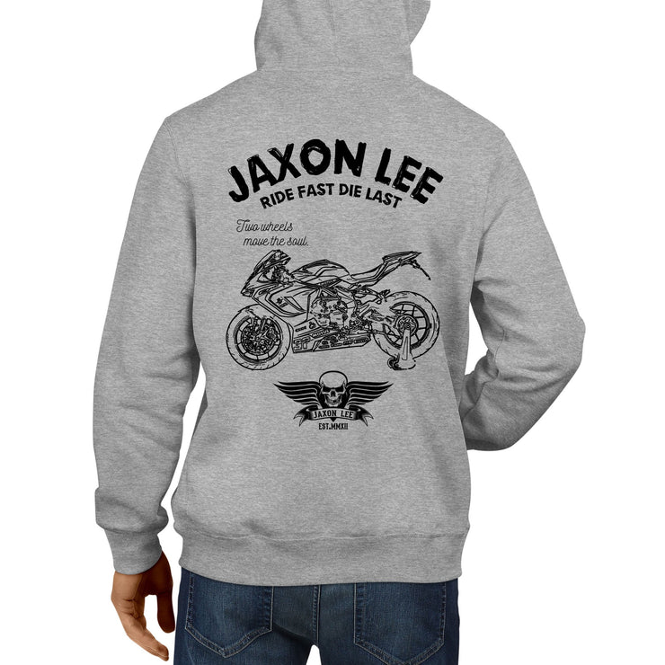 JL Ride Illustration For A MV Agusta F3 800RC Motorbike Fan Hoodie