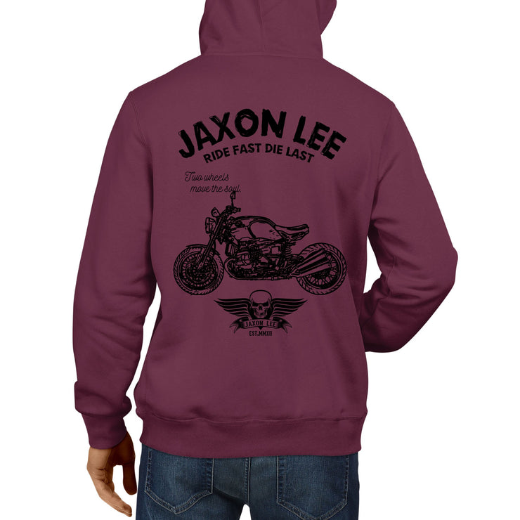 JL Ride Illustration For A BMW RNineT 2016 Motorbike Fan Hoodie